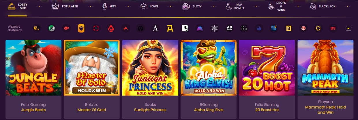 Bizzo Casino Automaty do gier
